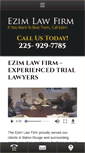 Mobile Screenshot of ezimlawfirm.com